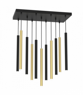 Lampa wisząca MONZA BRASS 11xG9 max 8W LED, Milagro MLP8845