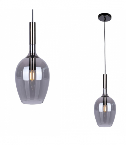 Lampa wisząca LUGANO SMOKED 1xE14, Milagro ML8813