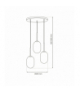 Lampa wisząca ALIAS GOLD 3xE14 koło, Milagro ML0315