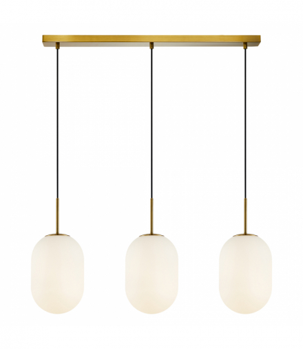 Lampa wisząca ALIAS GOLD 3xE14, Milagro ML0316