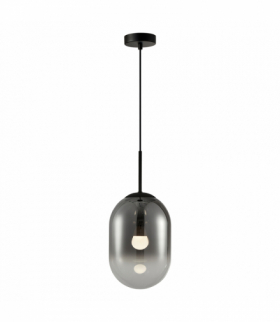 Lampa wisząca ALIAS BLACK 1xE14 fi 240, Milagro ML0323