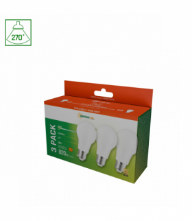 ZESTAW ŻARÓWEK LED GLS E27 230V 9W WW SPECTRUM 3-PACK Spectrum WOJ+14610_3PACK