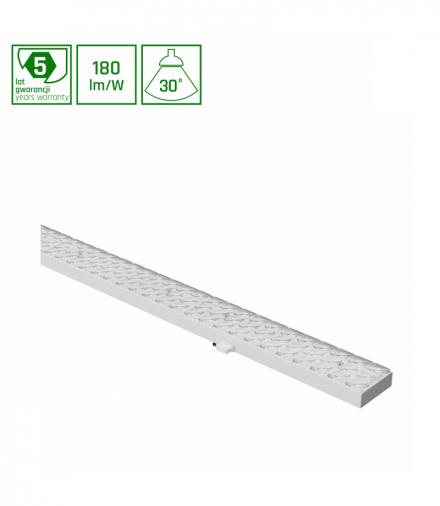 LIMEA PRO TRUNKING SYSTEM 75W NW 230V 30st IP40 1438mm BIAŁY 5 LAT GW. DALI Spectrum SLI047101NW_PW