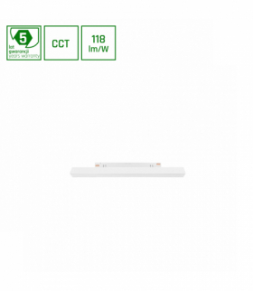 SYSTEM SHIFT CCT- LINE S OPRAWA LINIOWA 304X23X42MM 8W 100ST BIAŁY CCT SWITCH 5 LAT GW. Spectrum WLD+40037_CCT