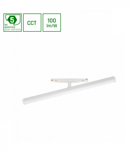 SYSTEM SHIFT SMART- BEAM regulowana 28x400x75mm 12W 150st biała CCT/DIM 5 lat gw. Spectrum WLD+40036_SMART