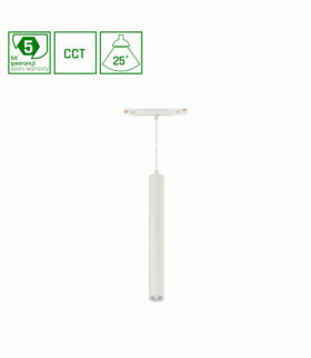 SYSTEM SHIFT SMART- HANGIT oprawa zwis 40x297 (900mm kabel) 12W 25st biały CCT/DIM 5 lat gw. Spectrum WLD+40035_SMART