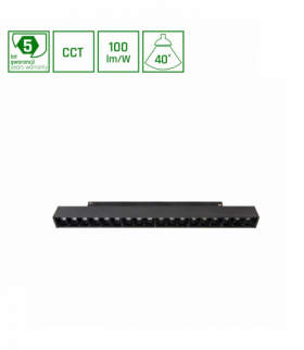 SYSTEM SHIFT SMART- GRID M oprawa liniowa 330x23x42mm 17W 40st czarny CCT/DIM 5 lat gw. Spectrum WLD+40012_SMART