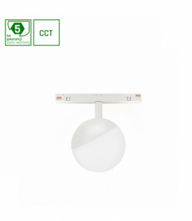 SYSTEM SHIFT SMART- GLOBE oprawa kula fi100x130mm 5W 165st biała CCT/DIM 5 lat gw. Spectrum WLD+40033_SMART