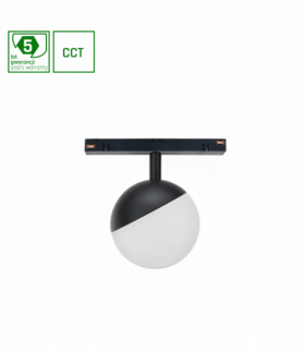 SYSTEM SHIFT SMART- GLOBE oprawa kula fi100x130mm 5W 165st czarny CCT/DIM 5 lat gw. Spectrum WLD+40000_SMART