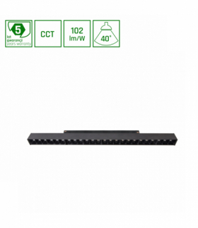 SYSTEM SHIFT SMART- GRID L oprawa liniowa 440x23x42mm 22W 40st czarny CCT/DIM 5 lat gw. Spectrum WLD+40013_SMART