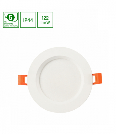 OPRAWA DURE 3 MAX DOWNLIGHT 18W CW 230V 110st IP44 IK06 Fi190x30 BIAŁY okrągły 5 lat gwarancji Spectrum SLI043014CW_PW