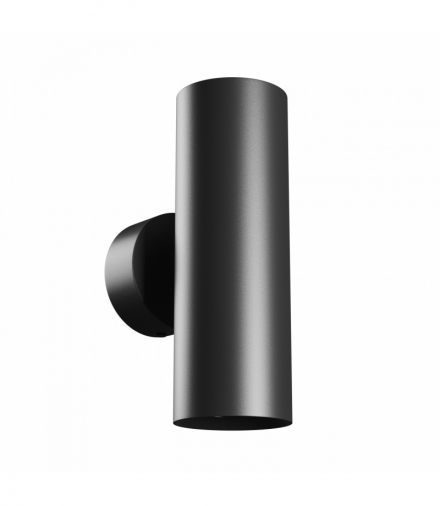 OPRAWA SQUALLA VARIOSA TUBO 2XGU10 KINKIET 230V IP20 55X160X90MM CZARNY OKRĄGŁA Spectrum SLIP006018