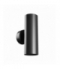 OPRAWA SQUALLA VARIOSA TUBO 2XGU10 KINKIET 230V IP20 55X160X90MM CZARNY OKRĄGŁA Spectrum SLIP006018