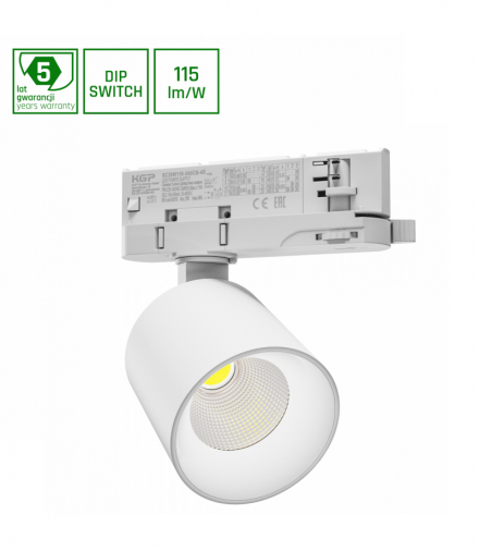 OPRAWA ARTEMIDA MINI 6,5-20W WW 230V 36, 60st. IP20 Ra90 75x78x110 BIAŁY 5 lat gwarancji z regulacją mocy Spectrum SLI033024WW_PW