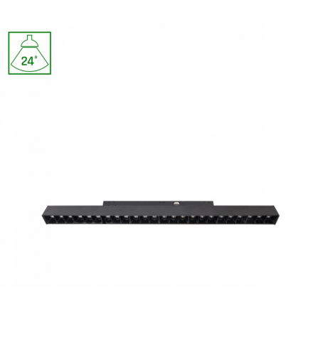 SYSTEM SHIFT BASIC - GRID M oprawa liniowa 330mm 18W 3000K czarny Spectrum WLD+70011WW