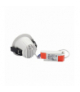ORBITO DOWNLIGHT 10W NW 230V 40st IP44 Ra90 UGR19 97X65MM BIAŁY/CZARNY MAT okrągła 5 lat gw Spectrum SLI043018NW_PW