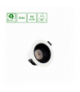 ORBITO DOWNLIGHT 10W WW 230V 40st IP44 Ra90 UGR19 97X65MM BIAŁY/CZARNY MAT okrągła 5 lat gw Spectrum SLI043018WW_PW