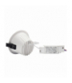 ORBITO DOWNLIGHT 6-20W WW 230V 40st IP44 Ra90 UGR19 139X85MM BIAŁY/CZAR.MAT okr. regulacja mocy 5 l Spectrum SLI043019WW_PW