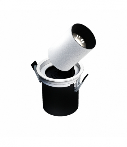 IN OUT - Model M - oprawa wysuwana, 12W, 36°, 100x110 mm, kolor biały Spectrum WLD+20121_ZASILACZ