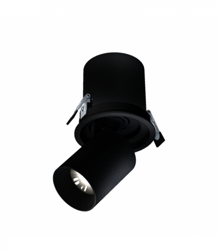 IN OUT - Model M - oprawa wysuwana, 12W, 36°, 100x110 mm, kolor czarny Spectrum WLD+20111_ZASILACZ