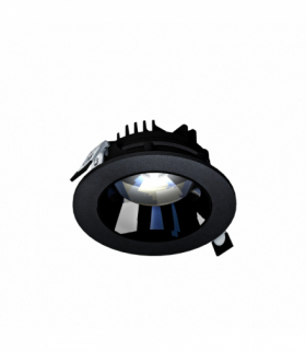 MIRROR - Model M - oprawa podtynkowa, 14W, 30°, 130x58 mm, kolor czarny Spectrum WLD+20032_ZASILACZ
