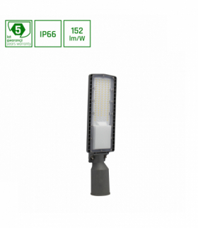 Lampa uliczna LED STREETOS 50W NW 230V 130/80st IP66 IK09 456x122x77mm SZARY 5 lat gw. Spectrum SLI027014NW_PW