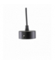 MADARA MINI II GU10 ZWIS BAZA 230V IP20 fi55*200 mm CZARNY kabel 1m Spectrum SLIP003023
