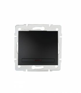 Łącznik jednobiegunowy LED DOMO 01-1110-242 cm czarny mat Kanlux 36613