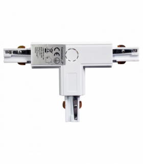 Łącznik Lampy Track Light Biały 3-obwodowy Typ: T UR, Eko-Light ML7095