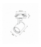 Oprawa Volf Track Czarny 1xGU10, Milagro ML0672