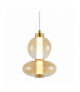 Lampa wisząca DAPHNE AMBER 12W, Ciepła 3000K, 1336lm, Milagro ML0345