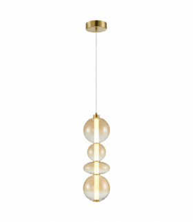 Lampa wisząca DAPHNE AMBER 36W, Ciepła 3000K, 4619lm, Milagro ML0346