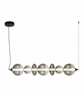 Lampa wisząca DAPHNE SMOKED 40W, Ciepła 3000K, 5094lm, Milagro ML0348