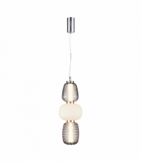 Lampa wisząca CARO SMOKED 28W LED, Ciepła 3000K, 3748lm, Milagro ML0364