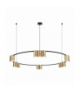 Lampa wisząca (koło) GENESIS BLACK GOLD 15xGU10, Milagro ML0378