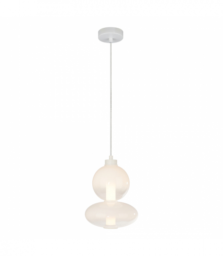 Lampa wisząca DAPHNE WHITE 12W, Ciepła 3000K, 1336lm, Milagro ML0862