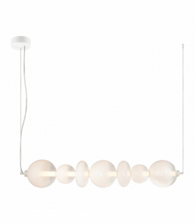 Lampa wisząca DAPHNE WHITE 40W, Ciepła 3000K, 5094lm, Milagro ML0864