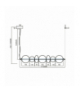 Lampa wisząca DAPHNE WHITE 40W, Ciepła 3000K, 5094lm, Milagro ML0864