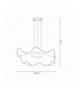 Lampa wisząca LARGO 16W LED, 4000K, 1300lm, Milagro ML1042