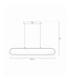 Lampa wisząca FRAME 42W, 4000K, 3000lm, Milagro ML1046