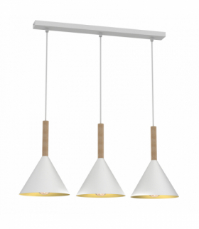 Lampa wisząca PERU WHITE 3xE27, Milagro MLP0980