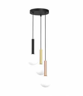 Lampa wisząca PLAY BLACK 3xG9, Milagro MLP0969