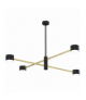 Lampa sufitowa CROSS GOLD 4xGX53, Milagro MLP8419