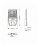 Latarnia Solarna Via 50W, Zimna 6000K, 500 Lm, Eko-Light EKO9093