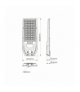 Latarnia Solarna Via 150W, Zimna 6000K, 1800 lm, Eko-Light EKO9095