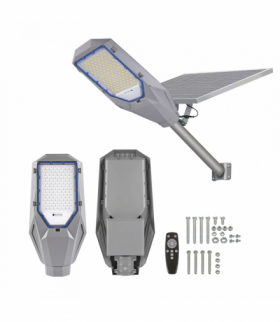 Latarnia Solarna Kobra 200W, Zimna 6500K, 1700lm, Eko-Light EKO0548