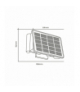 Kinkiet Solarny Alf, Zimna 6000K, 50 lm, Eko-Light EKO9100