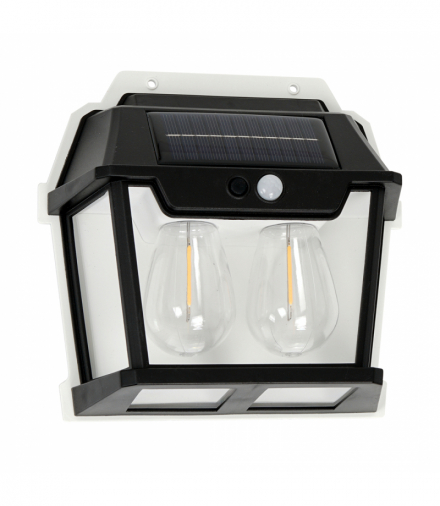 Kinkiet Solarny Filo Podwójny, Ciepła 3000K, 20-300lm, Eko-Light EKO0731