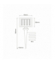 Girlanda solarna Micro Led 15m 150LED, Ciepła 3000K, 2lm, Eko-Light EKO0624