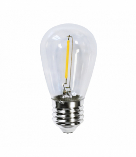 Żarówka Filamentowa do girland LED 0,5W ST45 E27, Ciepła 2700K, 40 lm, Eko-Light EKZF8123